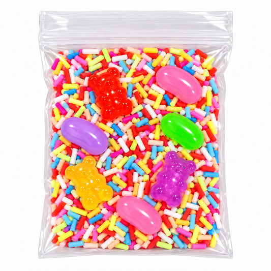 Sugar Rush – Handmade Jelly Bean Scented Clear Sugar Scrub Slime