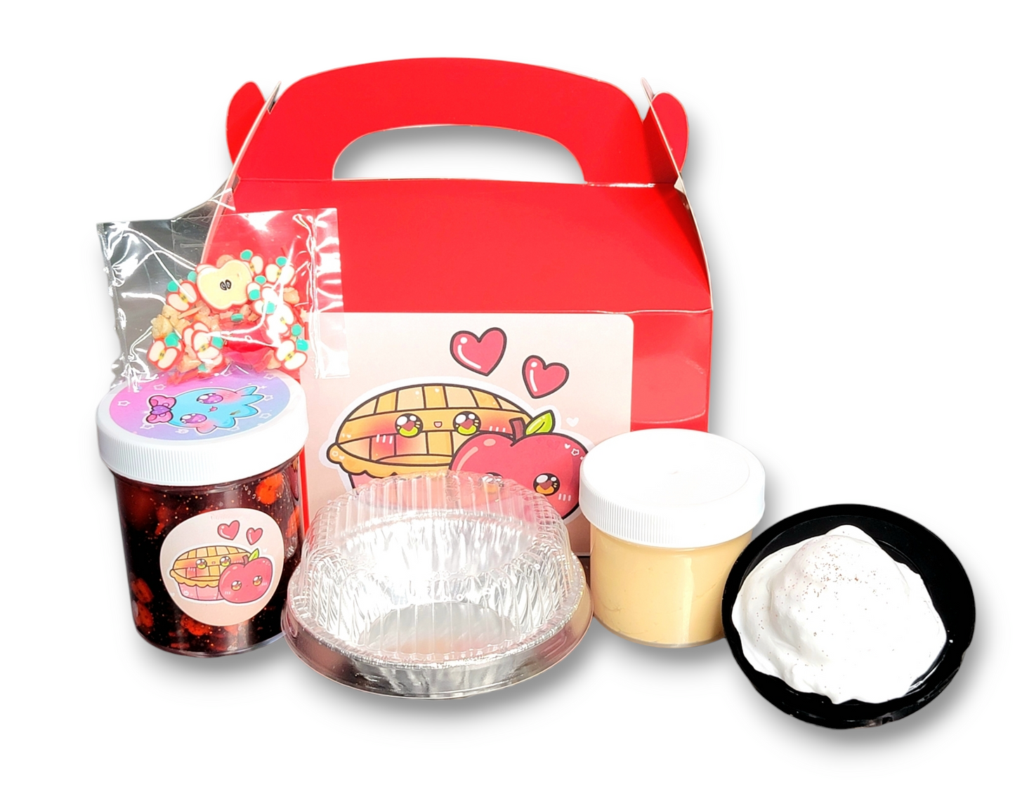 Apple Pie DIY Handmade Scented Slime Kit Slime by Hoshimi Slimes LLC | Hoshimi Slimes LLC