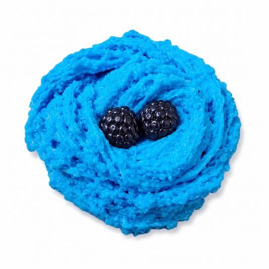 Blue Raspberry Slushy Slime – Crunchy Snowfizz Slime Scented