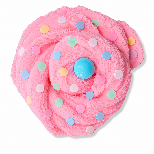 Bubblegum Cloud Slime – Fluffy Slime with Charm