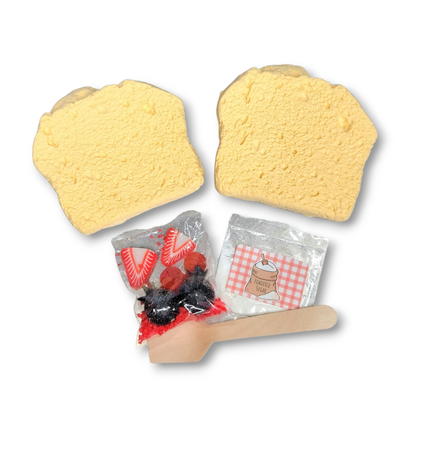 Chocolate Hazelnut Berry Toast DIY Handmade Slime Kit Slime by Hoshimi Slimes LLC | Hoshimi Slimes LLC