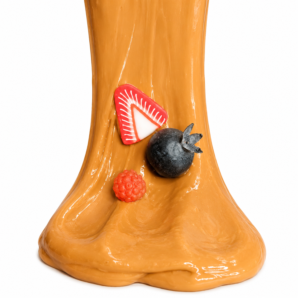 Chocolate Hazelnut Slime – Thick Glossy Slime with Charms