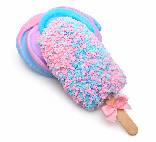 Cotton Candy Crunch Bar Slime Kit – DIY Butter Slime with Clay & Toppings