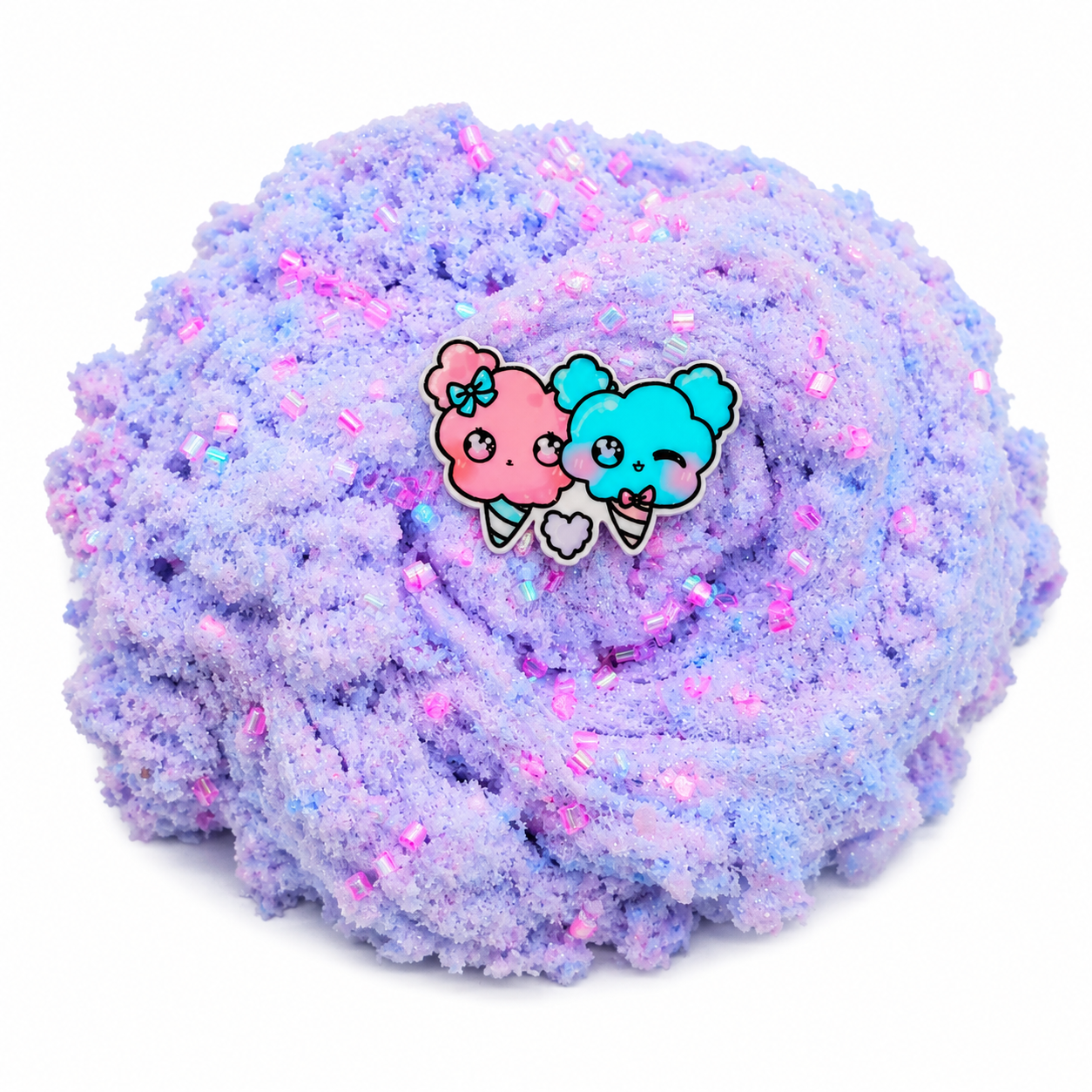 Cotton Candy Waffle Slime Kit – DIY Cloud Slime with Clay & Toppings