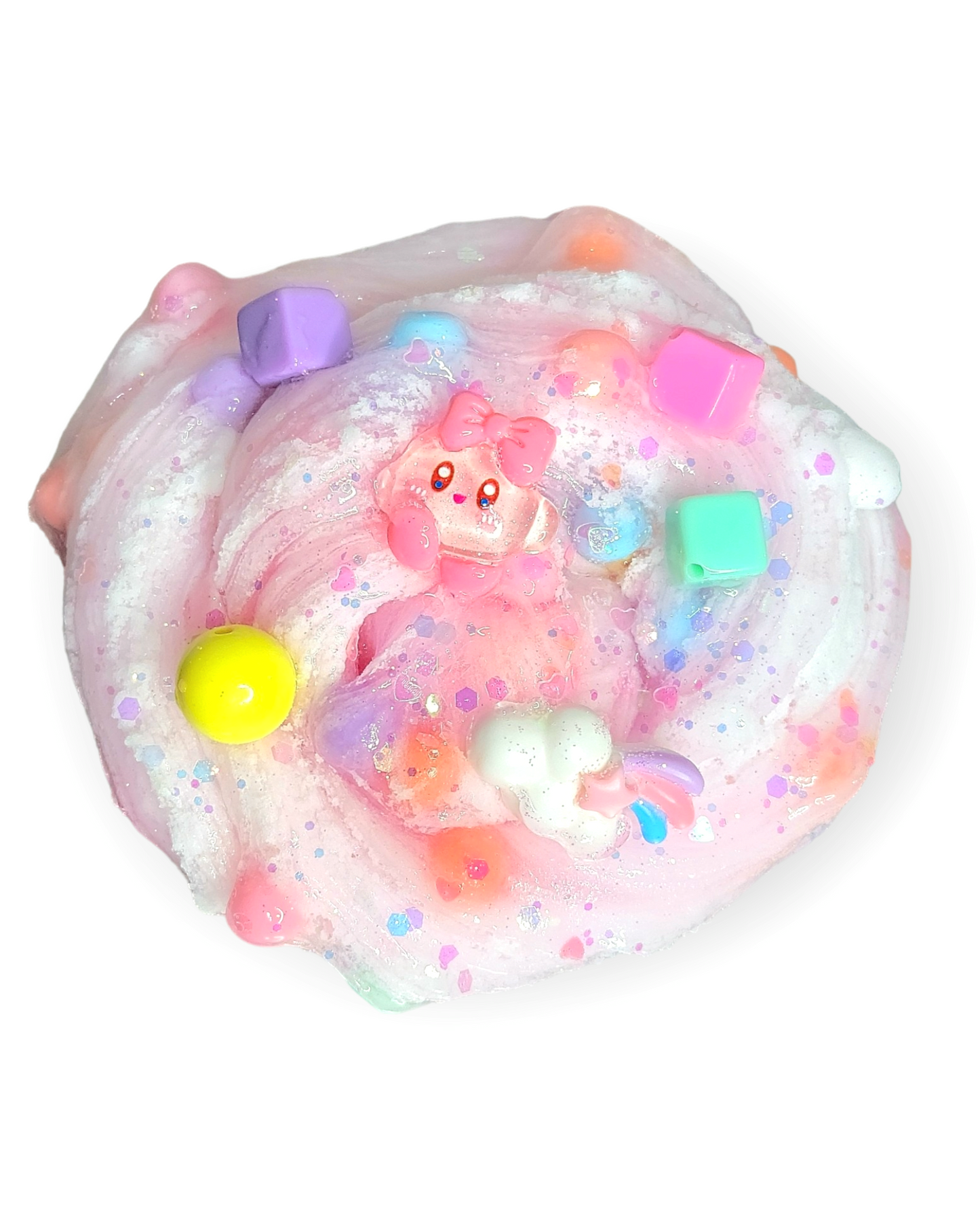 Kirbys Candyland Handmade Clear Slime Slime by Hoshimi Slimes LLC | Hoshimi Slimes LLC