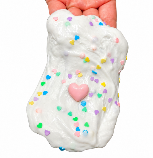 Kawaii Cream Puff Slime – Butter Slime with Cookie Charm