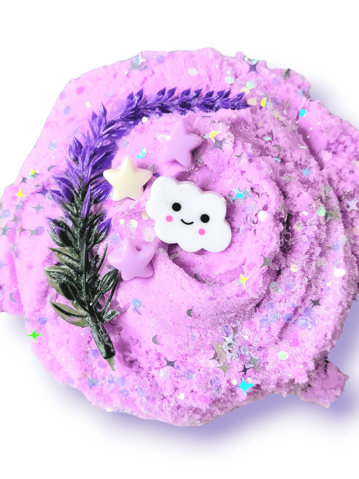 Lavender Dreams Handmade Scented Cloud Slime 8oz Slime by Hoshimi Slimes LLC | Hoshimi Slimes LLC