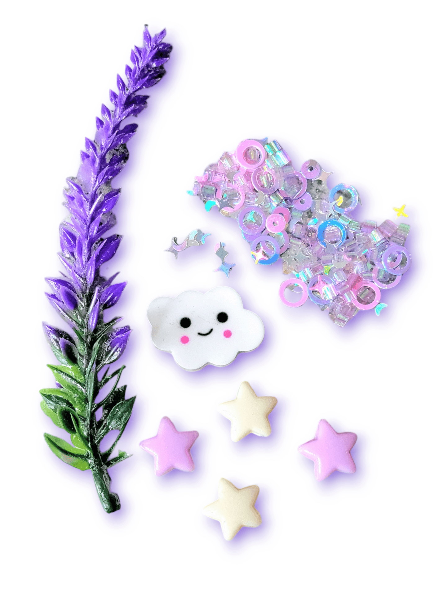 Lavender Dreams Handmade Scented Cloud Slime Slime by Hoshimi Slimes LLC | Hoshimi Slimes LLC