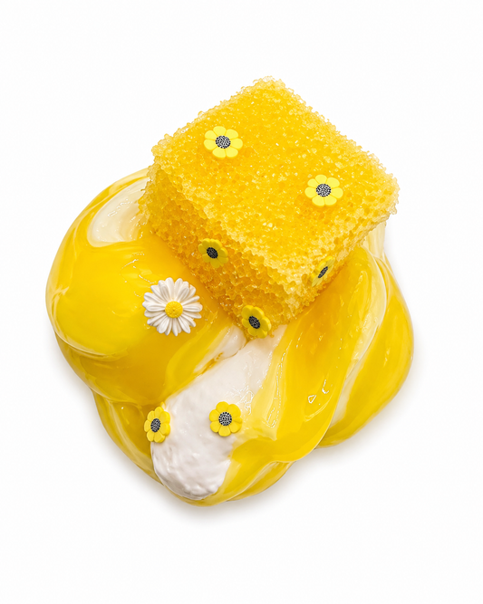 Milk & Honey Slime – Butter Slime with Clay Cap & Honey Toppings