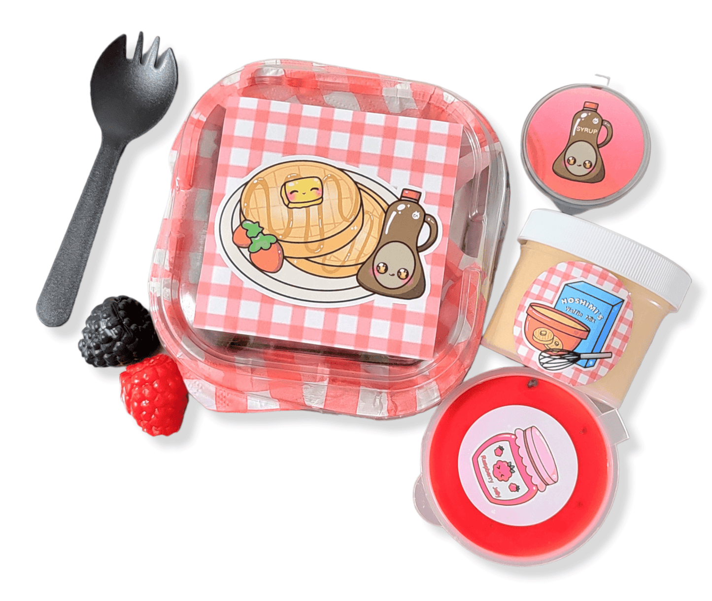 Hoshimi's Mini Waffles Handmade DIY Scented Slime Kit Slime by Hoshimi Slimes LLC | Hoshimi Slimes LLC