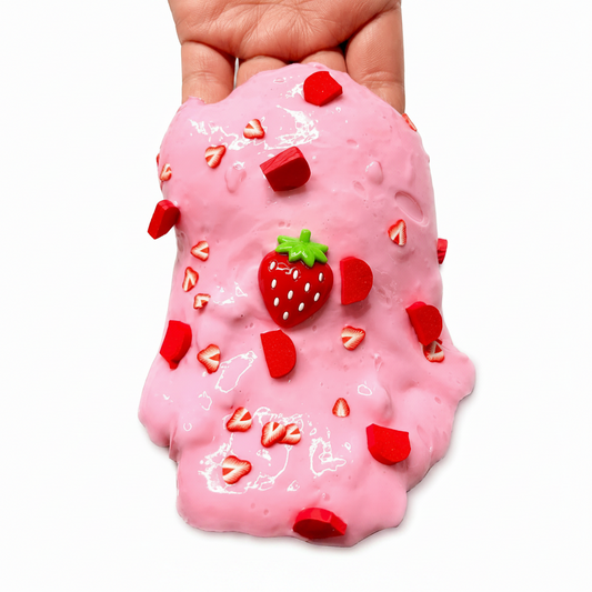 Pink Drink Slime – Thick Glossy Slime Strawberry Coconut Scented