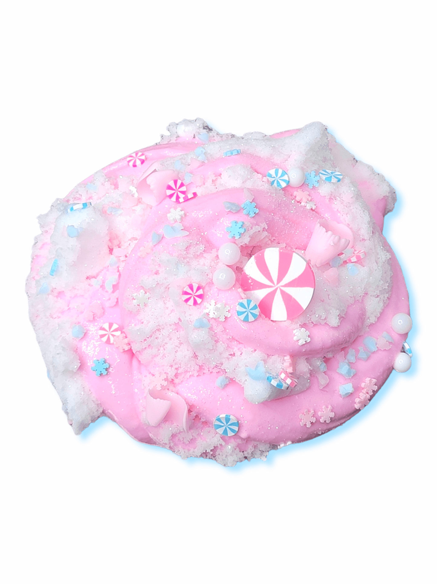 Pink Hot Coco Handmade Scented Butter Cloud Slime 8oz Slime by Hoshimi Slimes LLC | Hoshimi Slimes LLC
