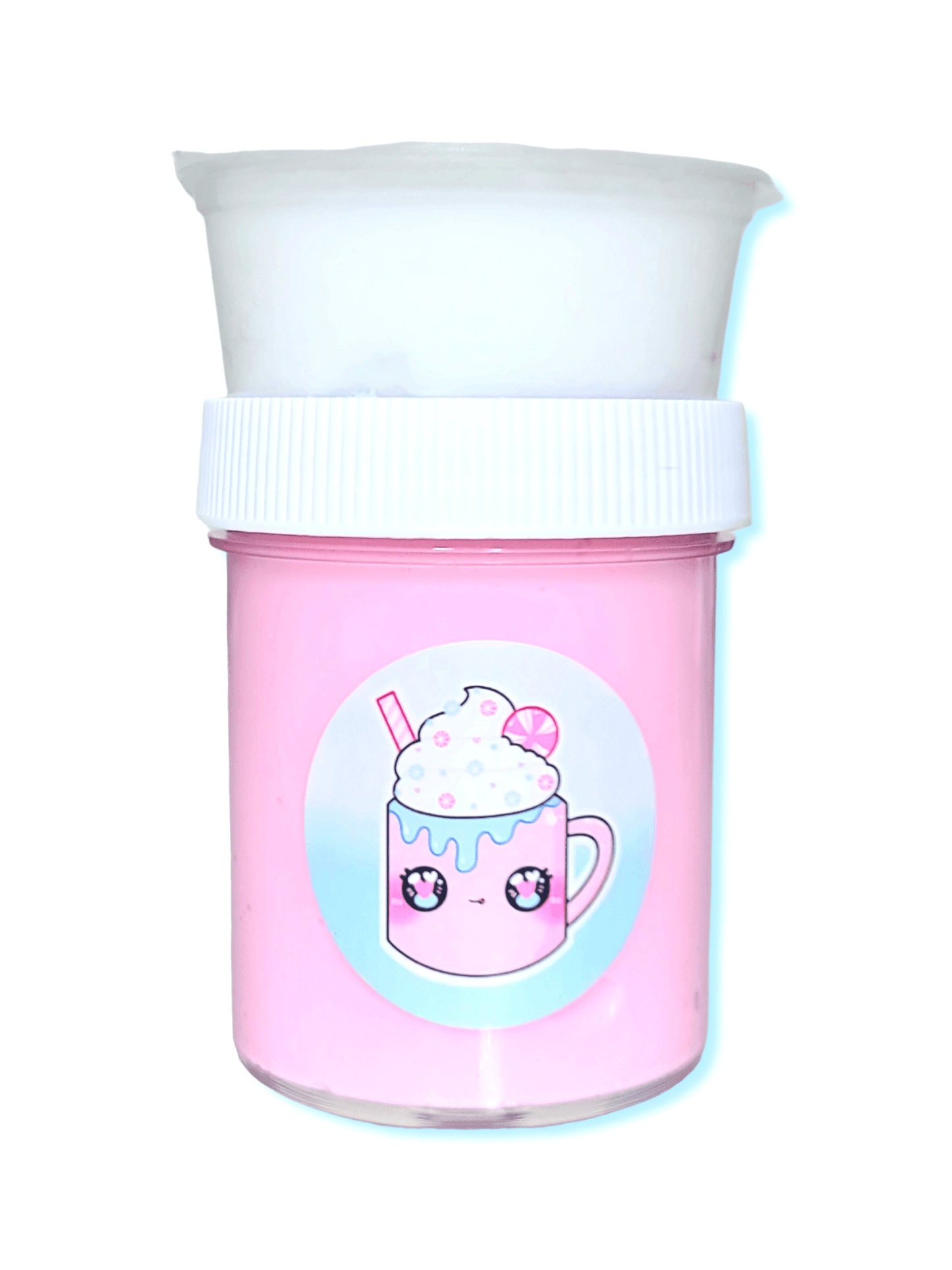 Pink Hot Coco Handmade Scented Butter Cloud Slime Slime by Hoshimi Slimes LLC | Hoshimi Slimes LLC