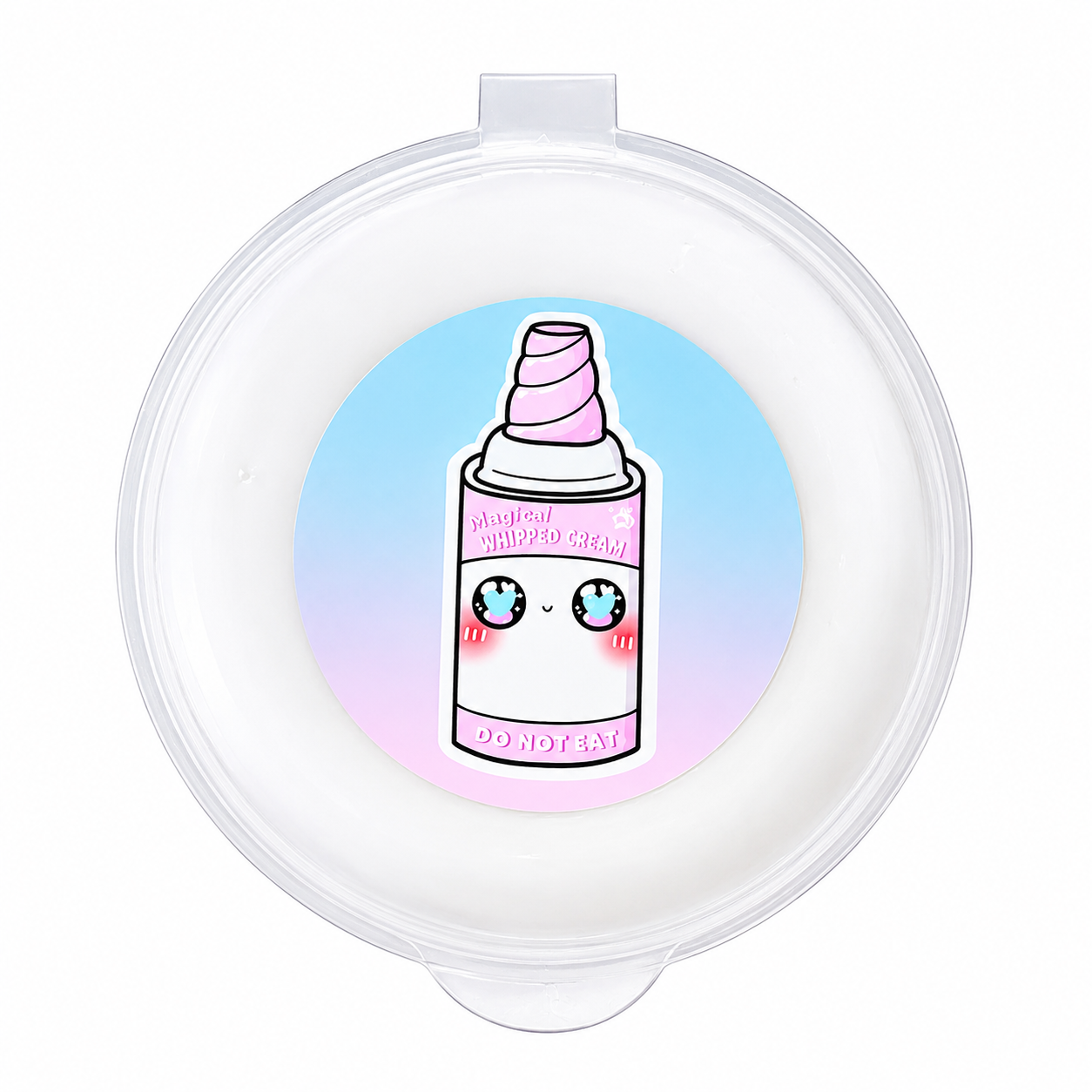 Pink Hot Cocoa Slime – Butter Cloud Slime with Whip & Toppings