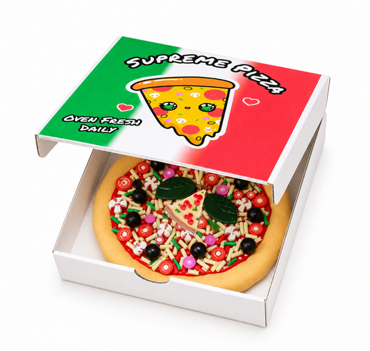 Pizza Slime Kit – DIY Butter Slime with Clay & Toppings