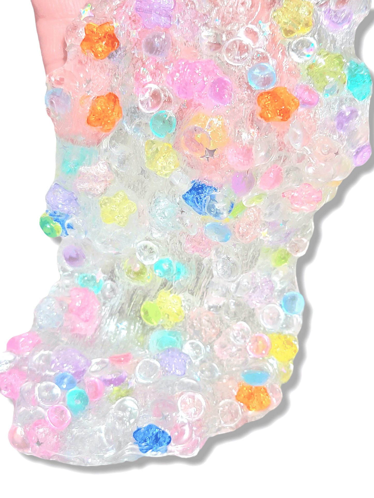Shooting Stars Crunchy Handmade Scented Clear Slime Slime by Hoshimi Slimes LLC | Hoshimi Slimes LLC