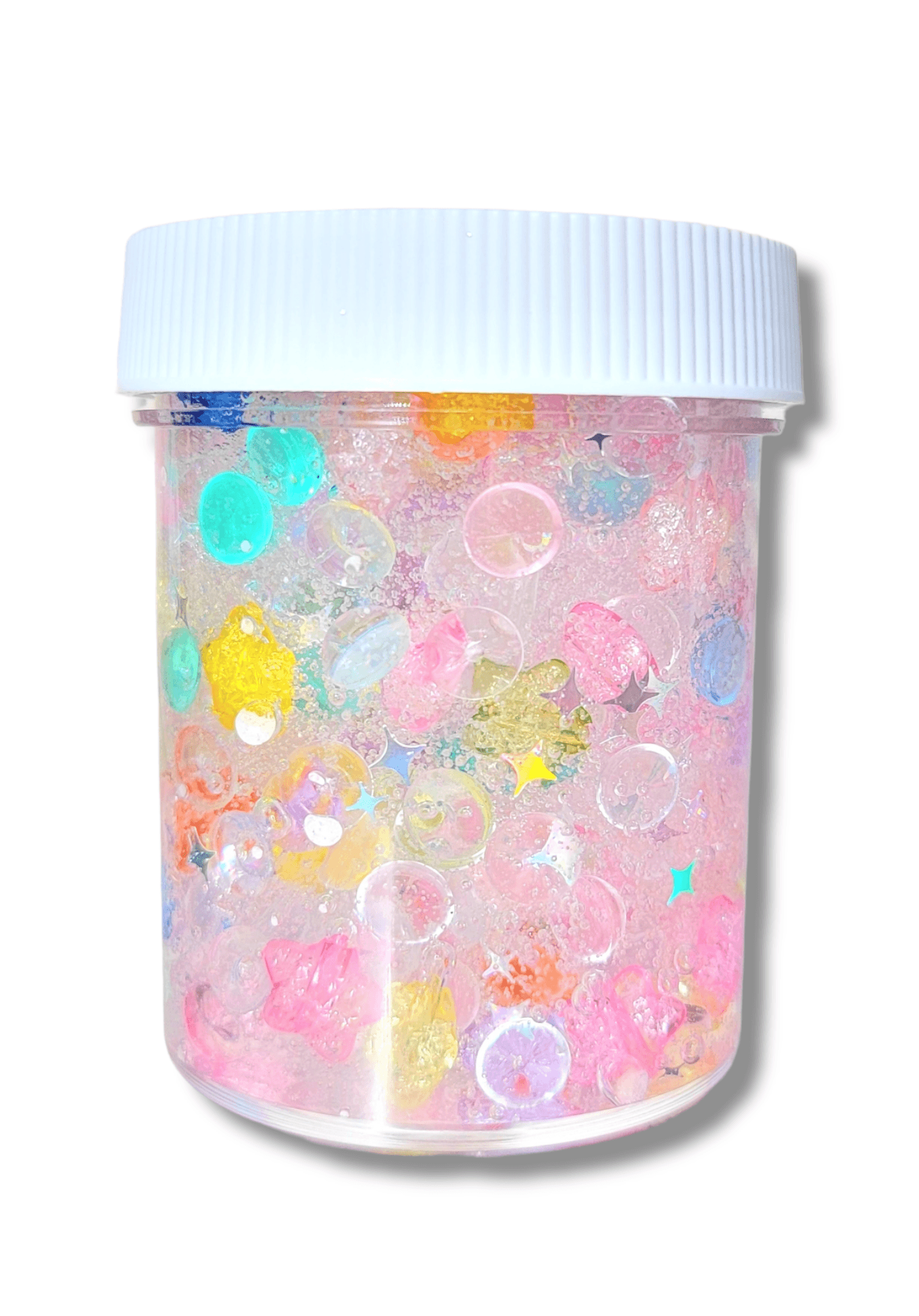 Shooting Stars Crunchy Handmade Scented Clear Slime Slime by Hoshimi Slimes LLC | Hoshimi Slimes LLC