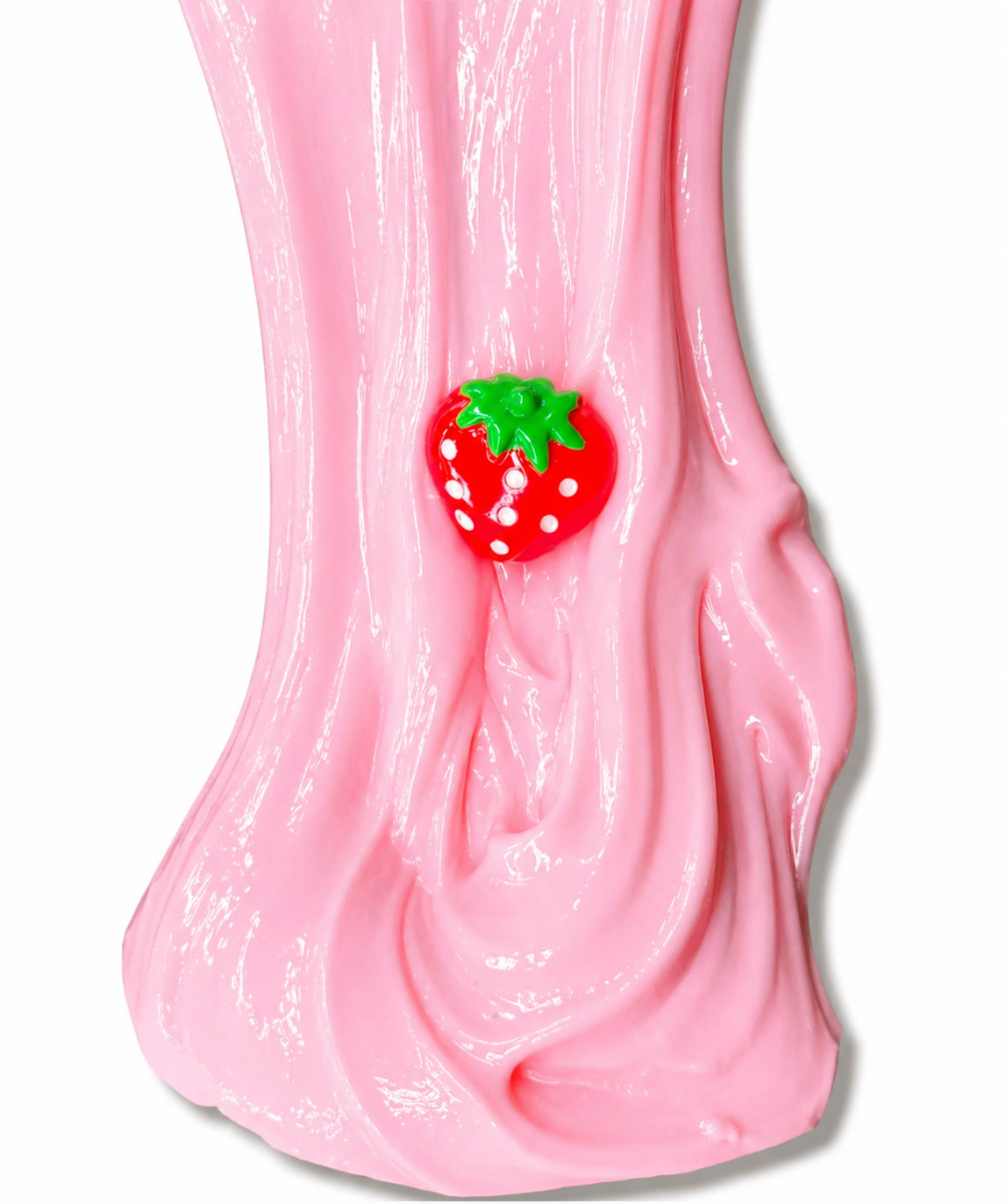 Strawberry Milk Slime – Thick Glossy Slime with Charm