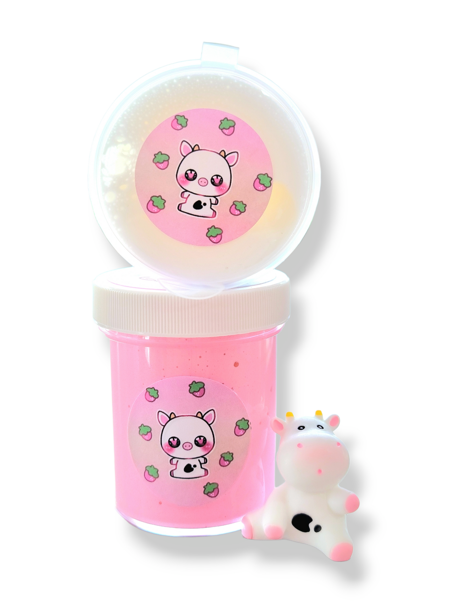 Strawberry MooShake Handmade Slime Slime by Hoshimi Slimes LLC | Hoshimi Slimes LLC