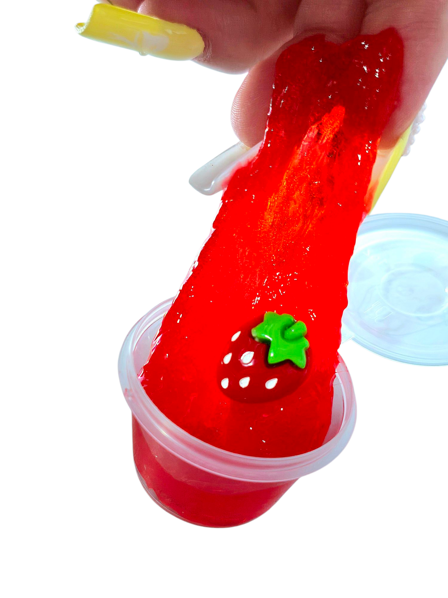 Strawberry Shortcake Crunch Bar DIY Slime Kit – Handmade Scented Butter & Slime with Clay Shortcake, Syrup & Sprinkles – Ages 8+ Sensory Craft - Hoshimi Slimes
