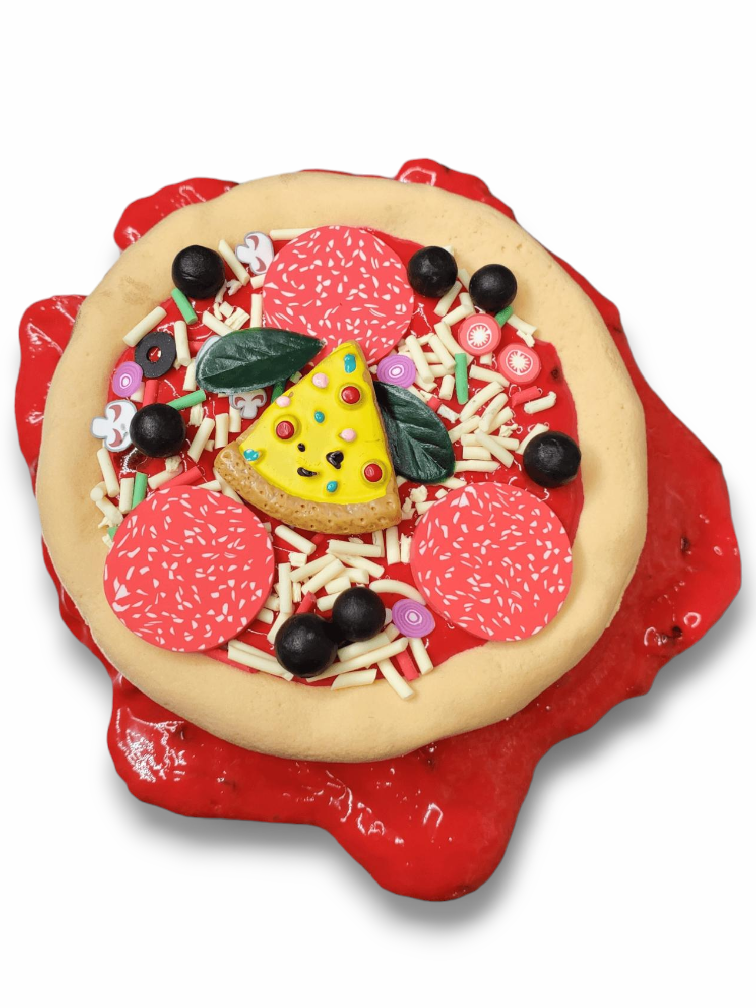 Supreme Pizza DIY Slime Kit slime by Hoshimi Slimes LLC | Hoshimi Slimes LLC