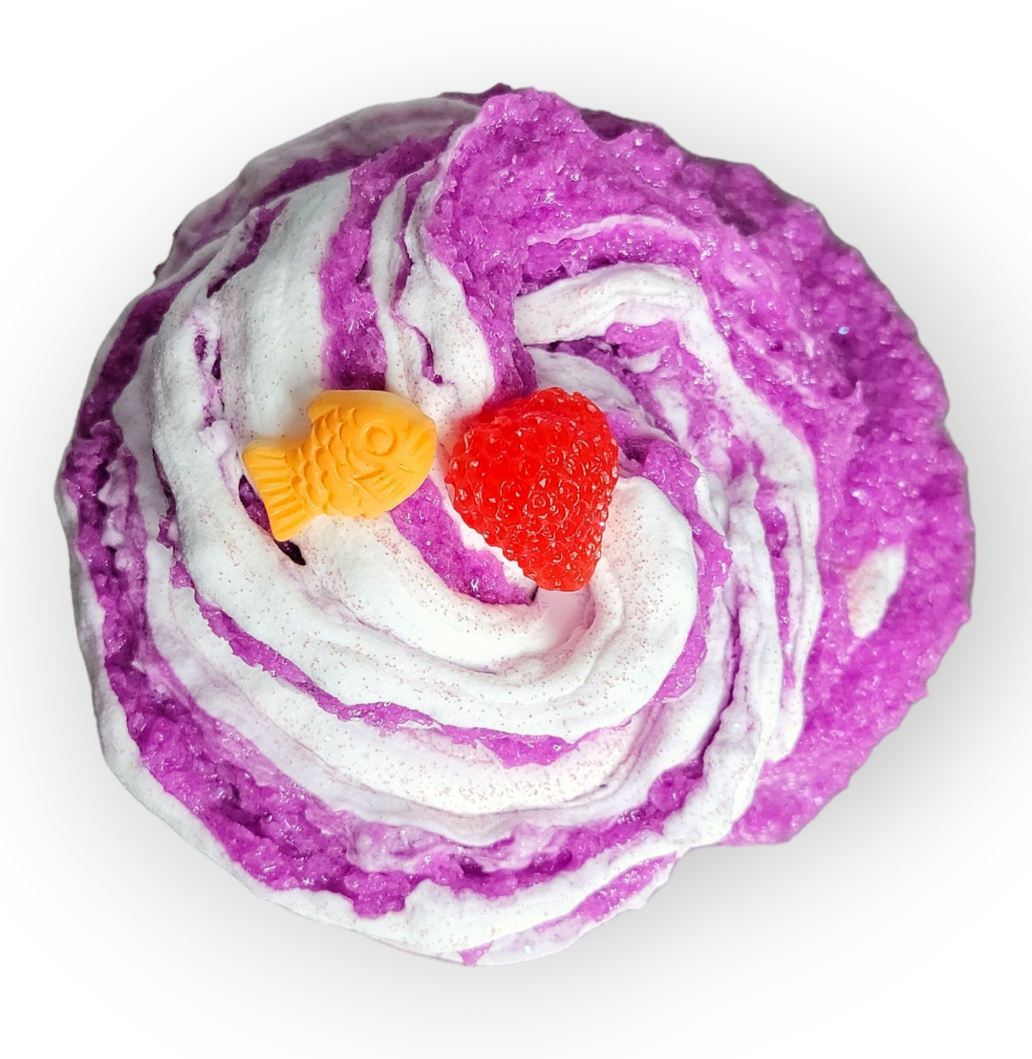 Ube Shaved Ice Handmade Snowfizz Slime 34oz Slime by Hoshimi Slimes LLC | Hoshimi Slimes LLC