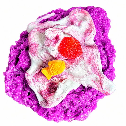 Ube Shaved Ice Slime – Crunchy Snowfizz Slime with Clay & Charms