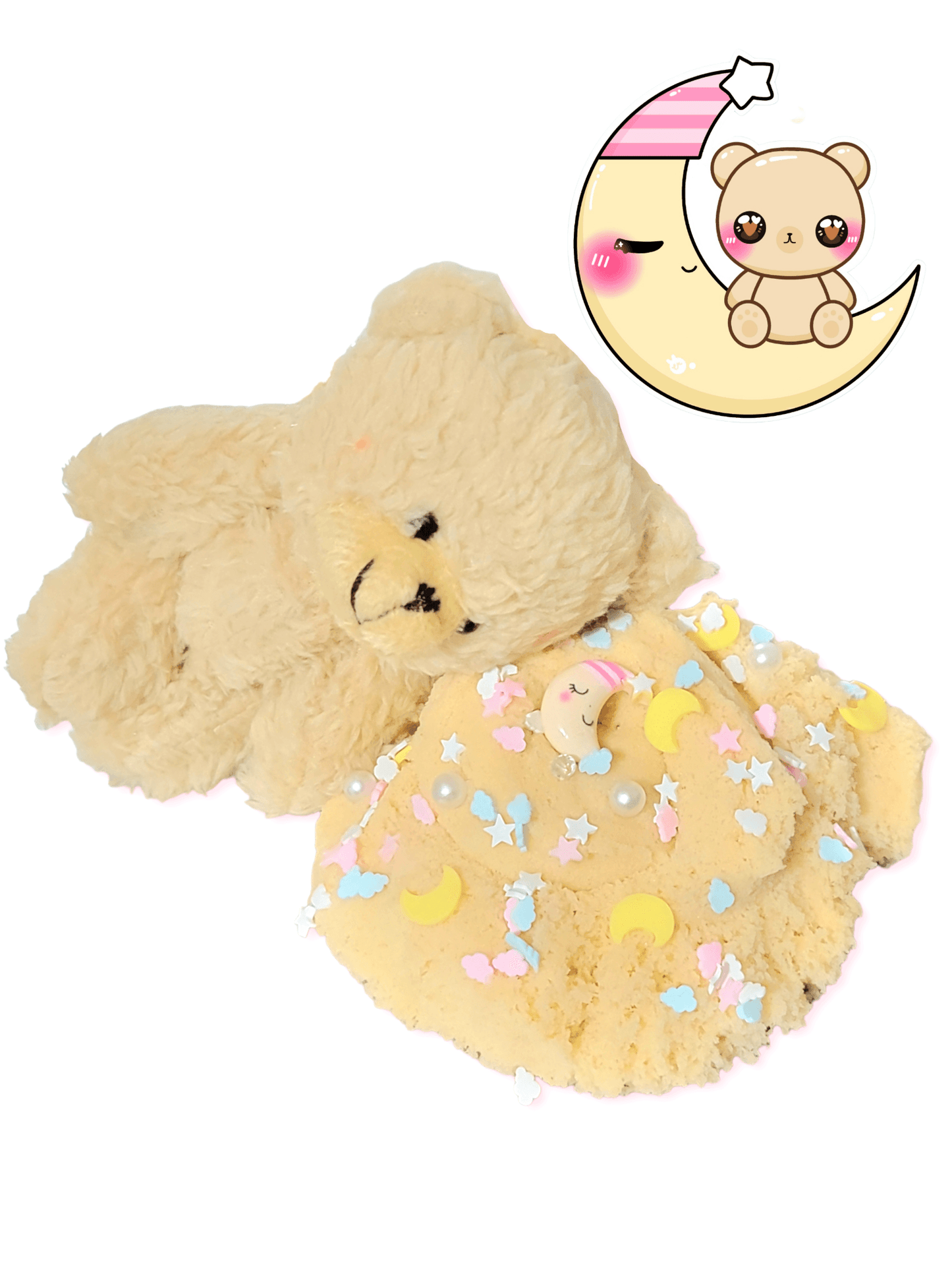 Beary Sleepy Handmade Scented Cloud Slime 32oz Slime by Hoshimi Slimes LLC | Hoshimi Slimes LLC