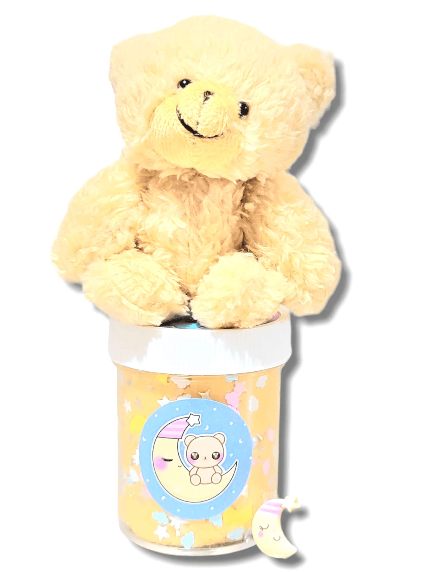 Beary Sleepy Handmade Scented Cloud Slime 4oz Slime by Hoshimi Slimes LLC | Hoshimi Slimes LLC