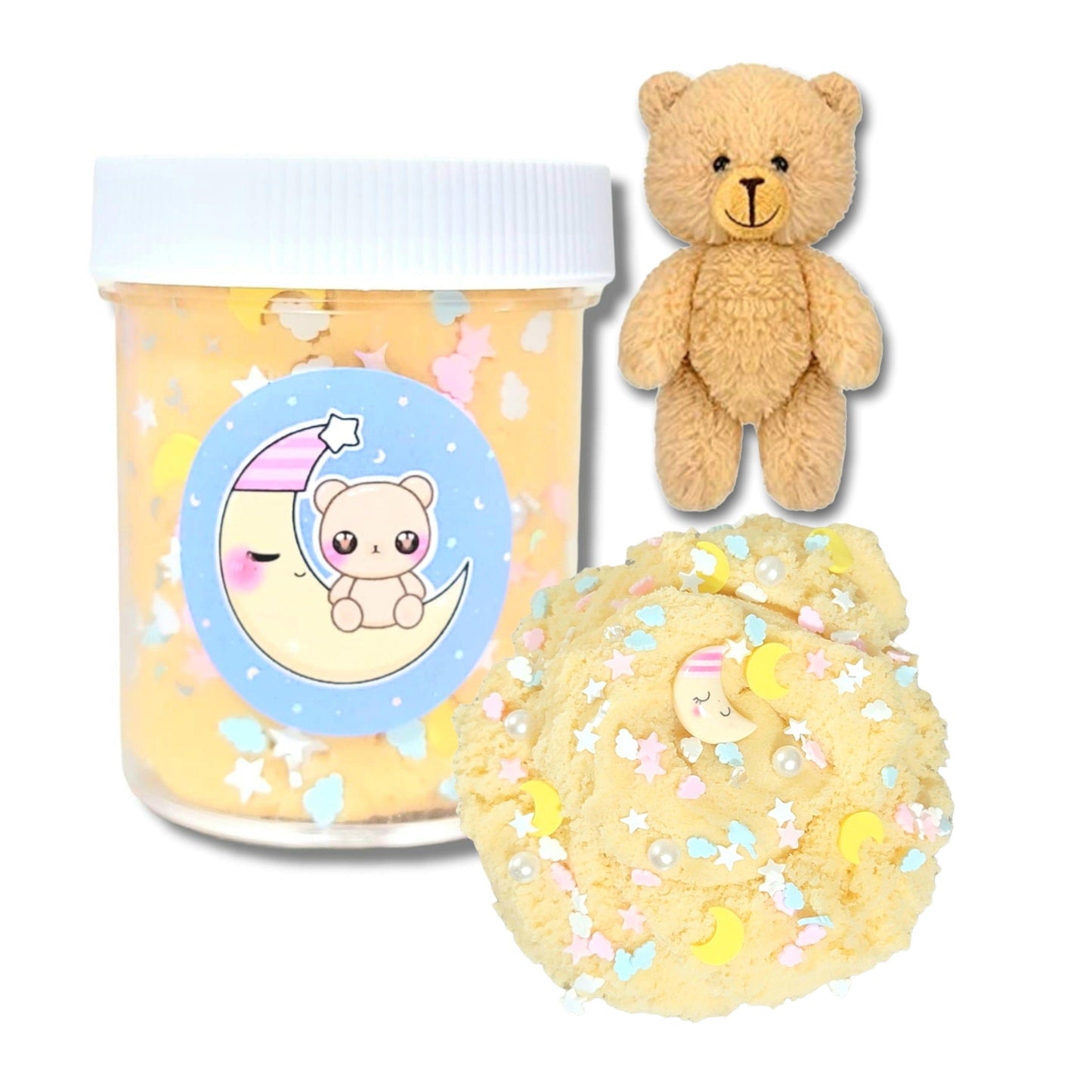 Beary Sleepy Handmade Scented Cloud Slime Slime by Hoshimi Slimes LLC | Hoshimi Slimes LLC