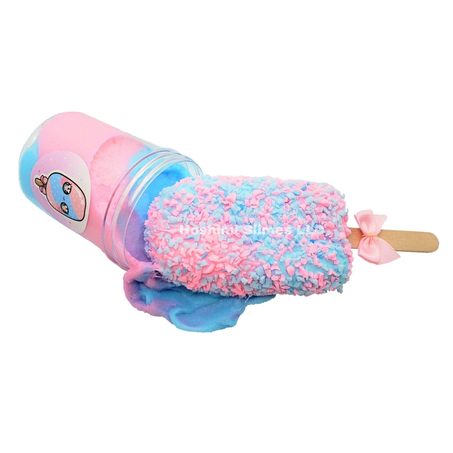 Cotton Candy Krunch Bar DIY Slime Kit Slime by Hoshimi Slimes LLC | Hoshimi Slimes LLC