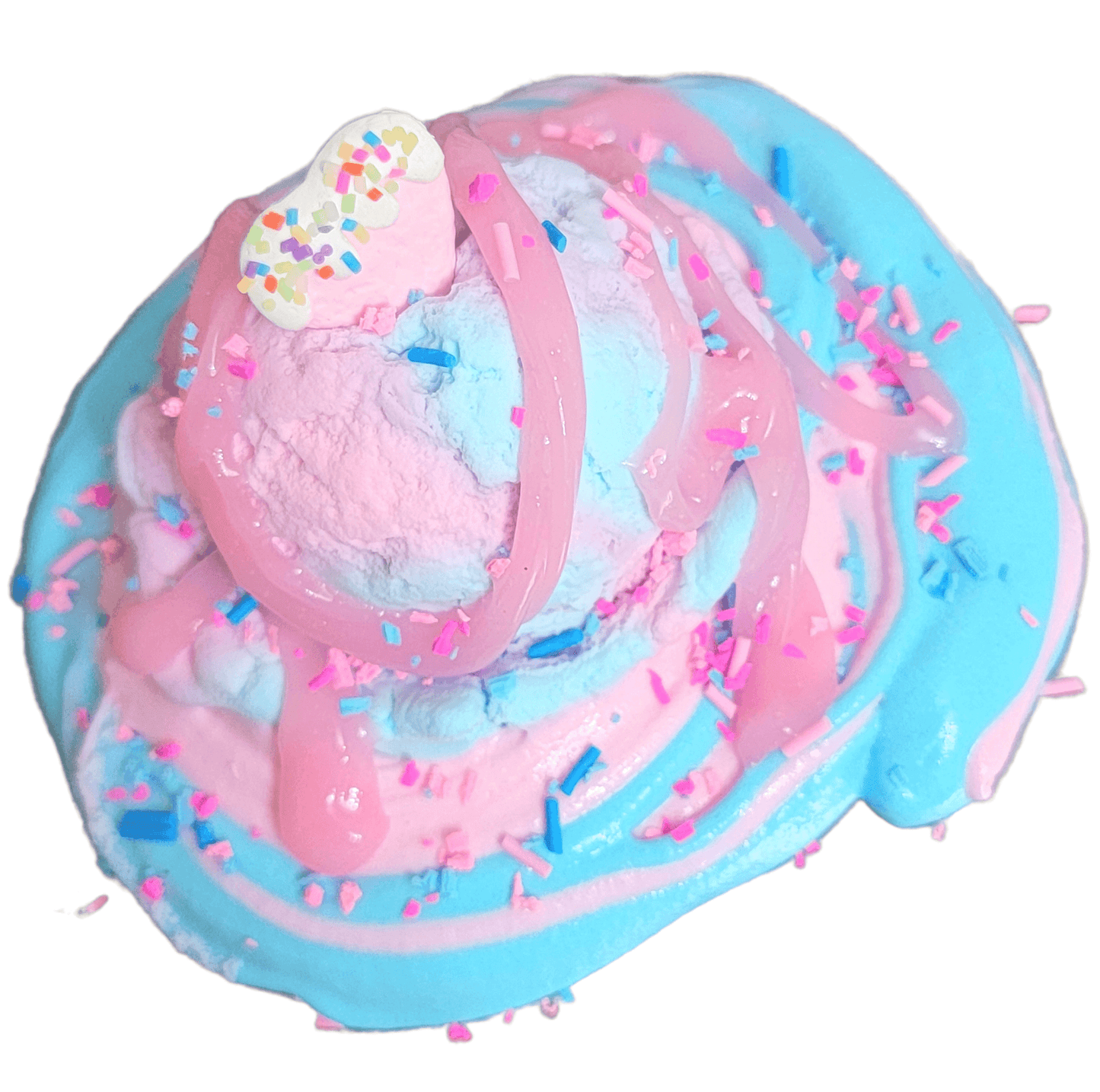 Cotton Candy Ice cream Scoops DIY Slime Kit Slime by Hoshimi Slimes LLC | Hoshimi Slimes LLC