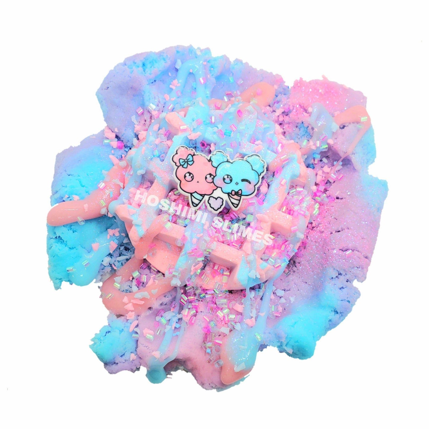 Cotton Candy Waffle DIY Slime Kit slime by Hoshimi Slimes LLC | Hoshimi Slimes LLC