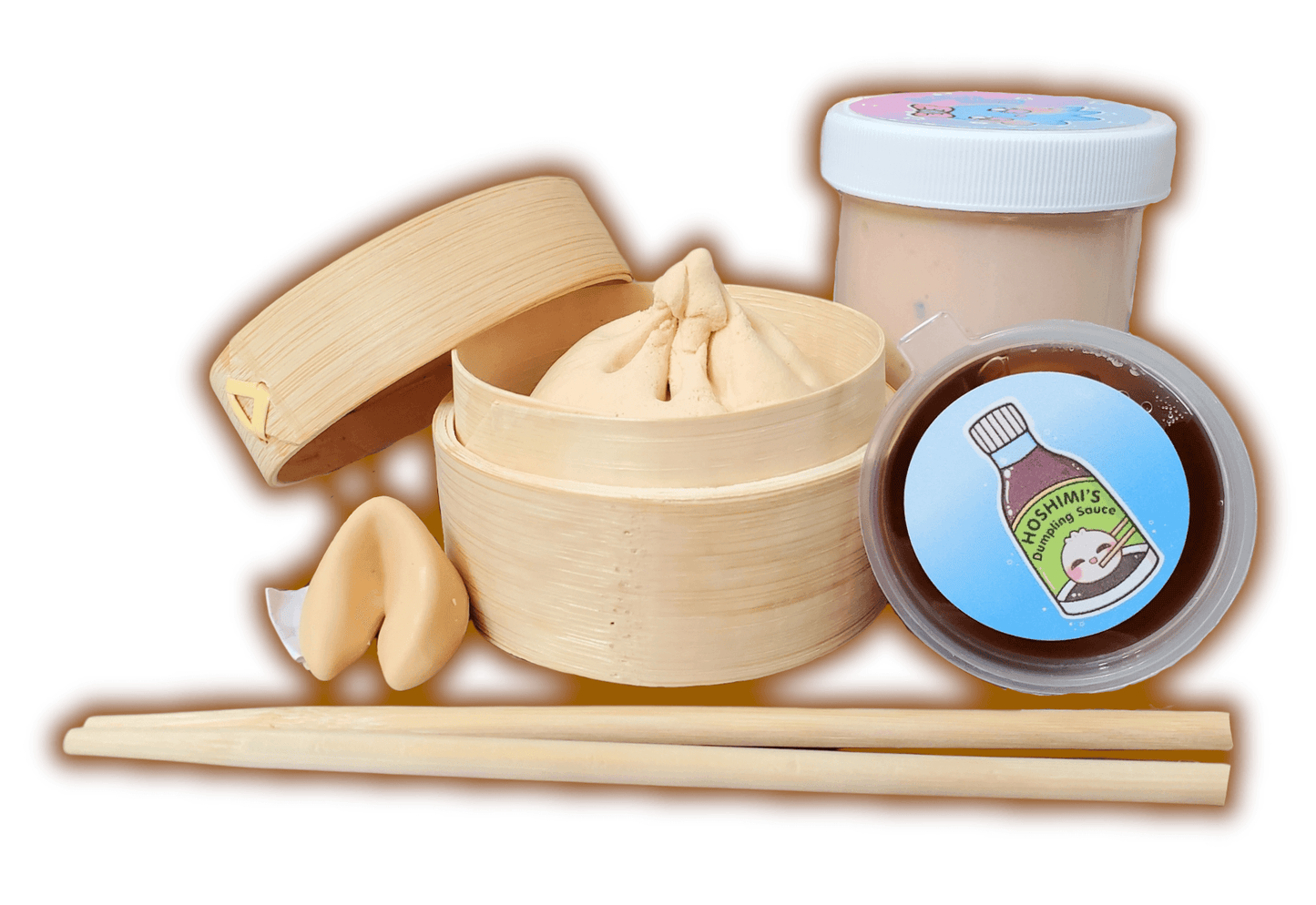 Dim Sum Bao DIY Slime Kit Slime by Hoshimi Slimes LLC | Hoshimi Slimes LLC