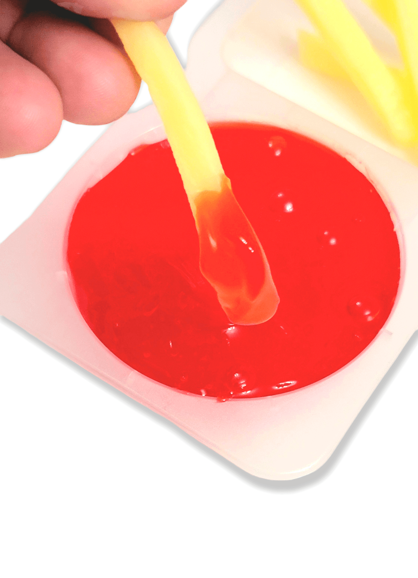 Fries & Ketchup Handmade Clear Scented Slime Slime by Hoshimi Slimes LLC | Hoshimi Slimes LLC