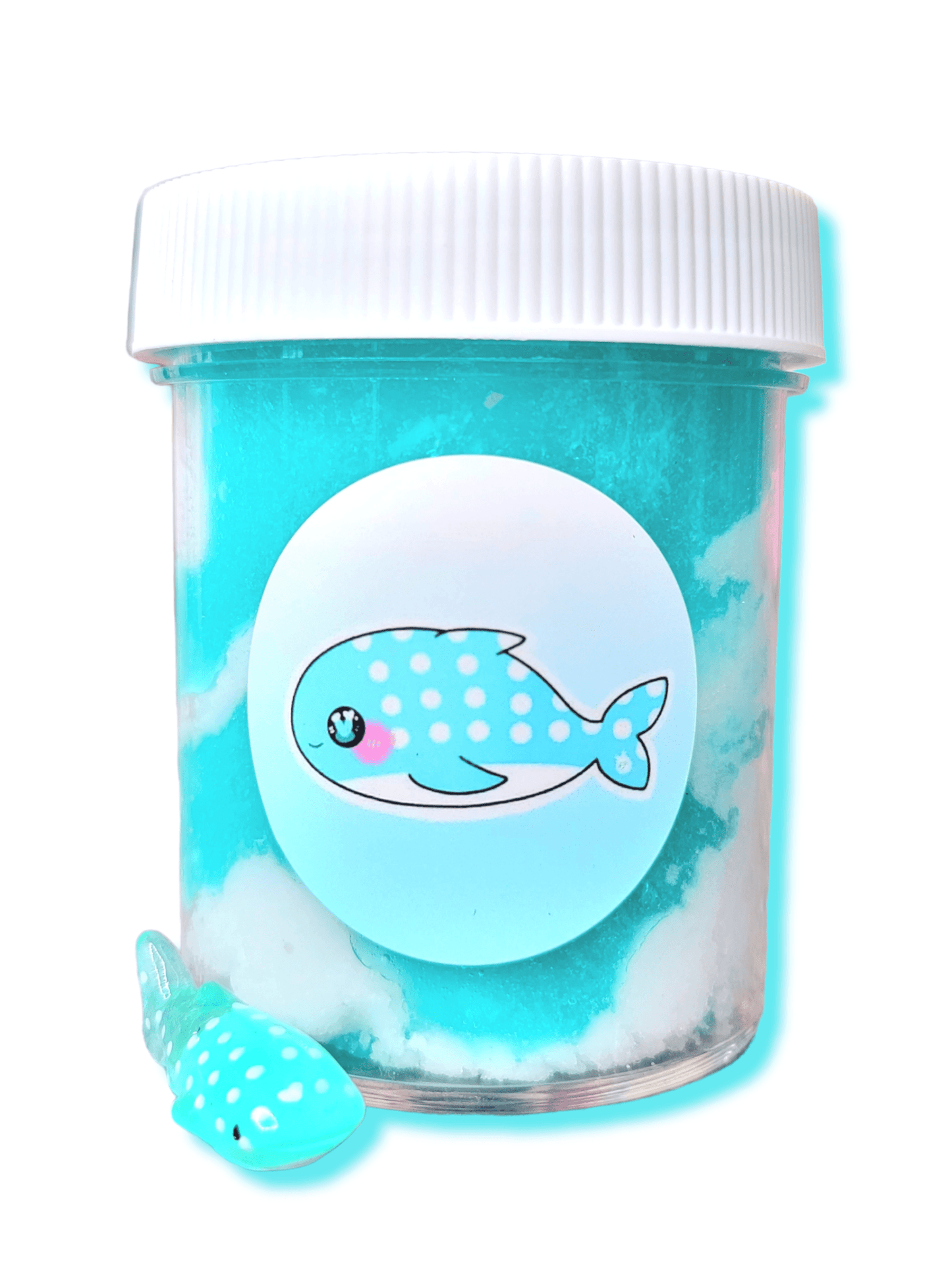 Gummy Shark Jelly Cloud Handmade Scented Slime 4oz Slime by Hoshimi Slimes LLC | Hoshimi Slimes LLC