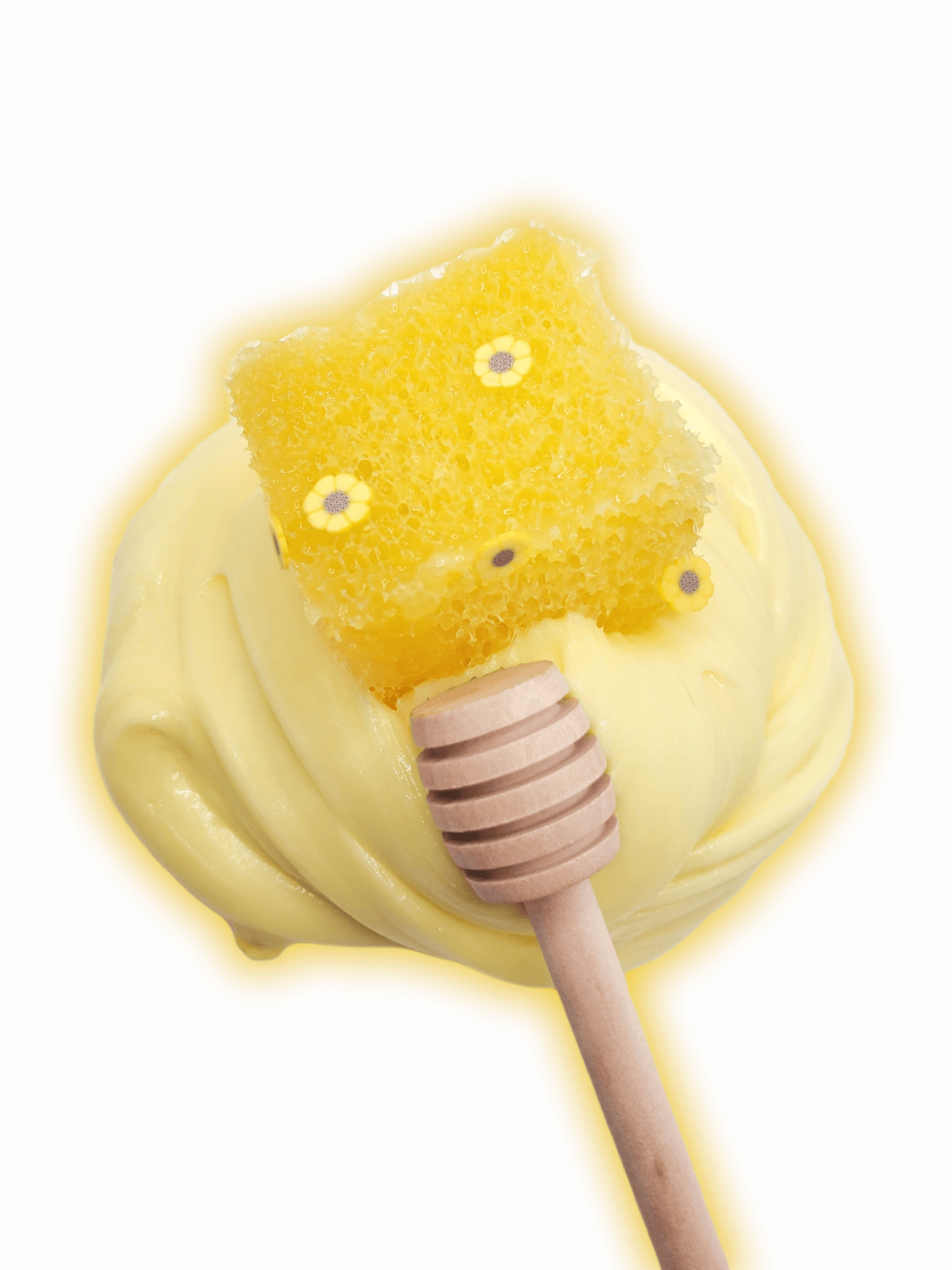 Milk & Honey Clay Cap Handmade Slime Slime by Hoshimi Slimes LLC | Hoshimi Slimes LLC