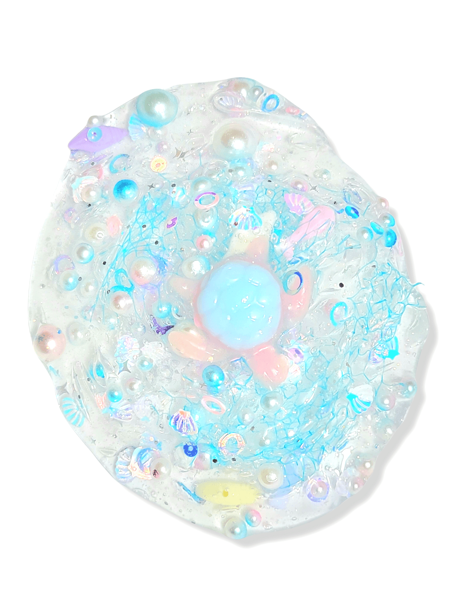 Save The Turtles Handmade Clear Slime 32oz Slime by Hoshimi Slimes LLC | Hoshimi Slimes LLC