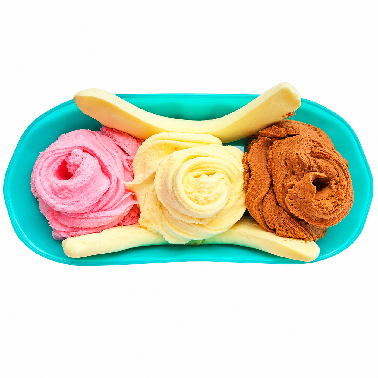 Banana Split DIY Slime Kit – Scented Handmade Dessert Slime Set & Gift Box