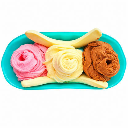 Banana Split DIY Slime Kit – Scented Handmade Dessert Slime Set & Gift Box