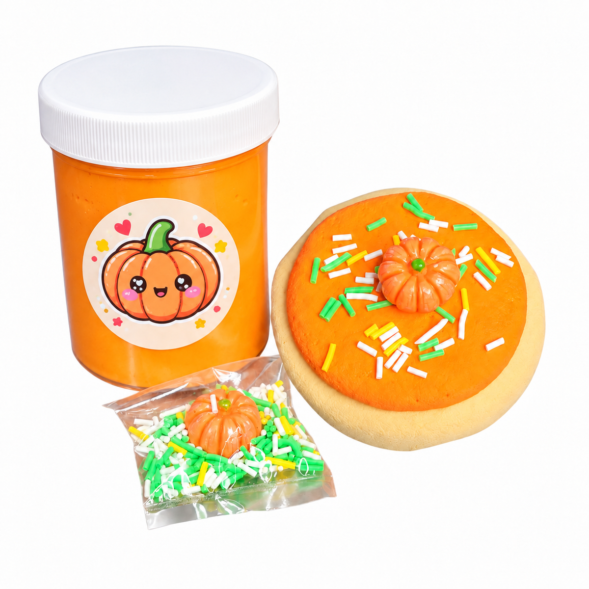 Pumpkin Sugar Cookie DIY Butter Slime Kit – Fall Scented Slime