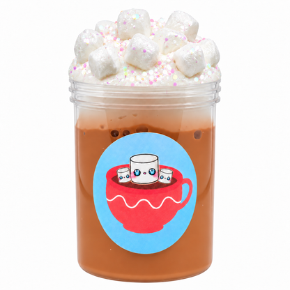 Hot Cocoa Thick & Glossy Slime with Clay Cap – Chocolate Scented