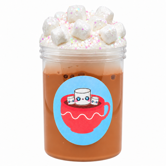 Hot Cocoa Thick & Glossy Slime with Clay Cap – Chocolate Scented