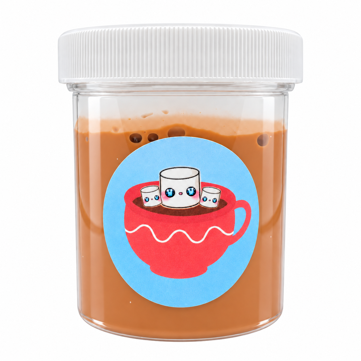 Hot Cocoa Thick & Glossy Slime with Clay Cap – Chocolate Scented