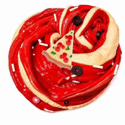 Pizza Slime Kit – DIY Butter Slime with Clay & Toppings