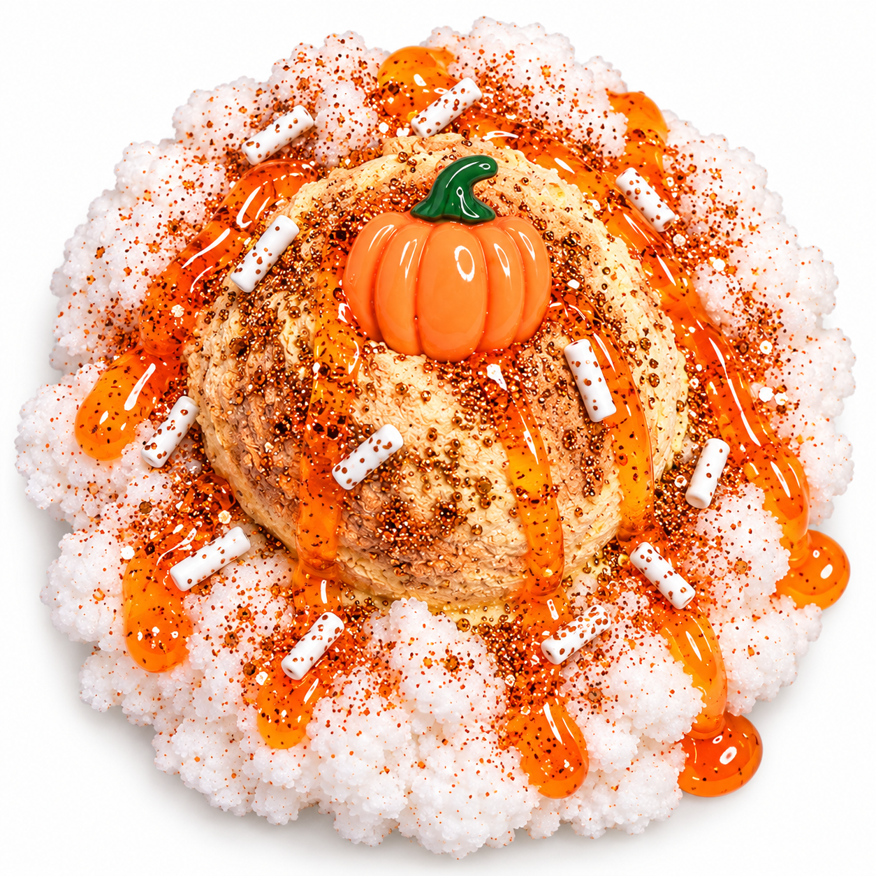 Pumpkin Fried Ice Cream DIY Cloud Cream Slime Kit – Fall Scented Slime