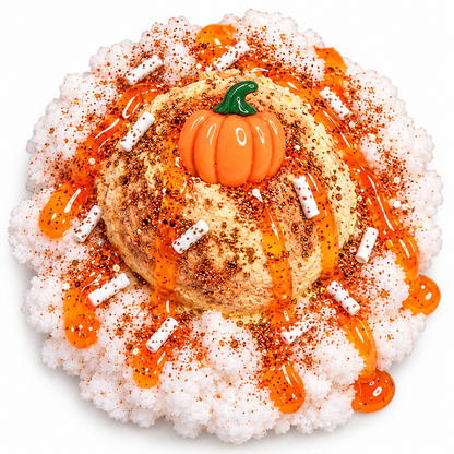 Pumpkin Fried Ice Cream DIY Cloud Cream Slime Kit – Fall Scented Slime