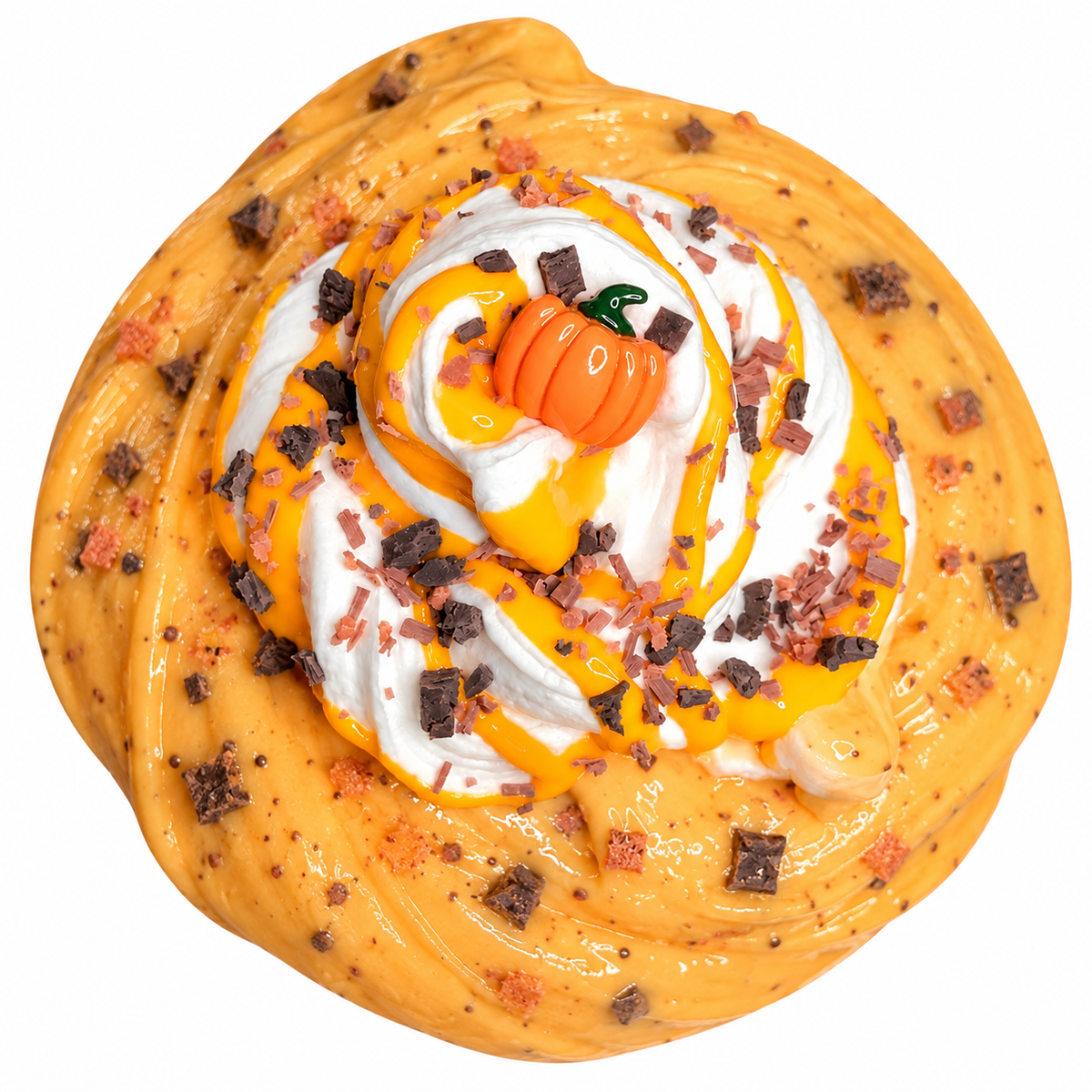Pumpkin Cookie Crumble Frappe Slime – Fall DIY Slime