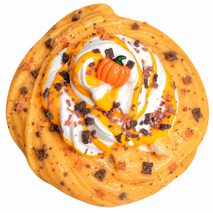 Pumpkin Cookie Crumble Frappe Slime – Fall DIY Slime