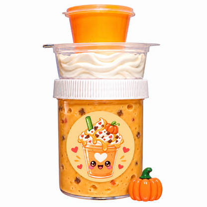 Pumpkin Cookie Crumble Frappe Slime – Fall DIY Slime